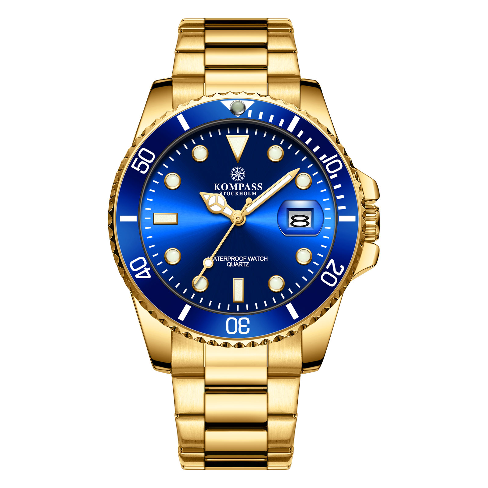 Kompass Stockholm Kompass OceanXplorer Gold Blue