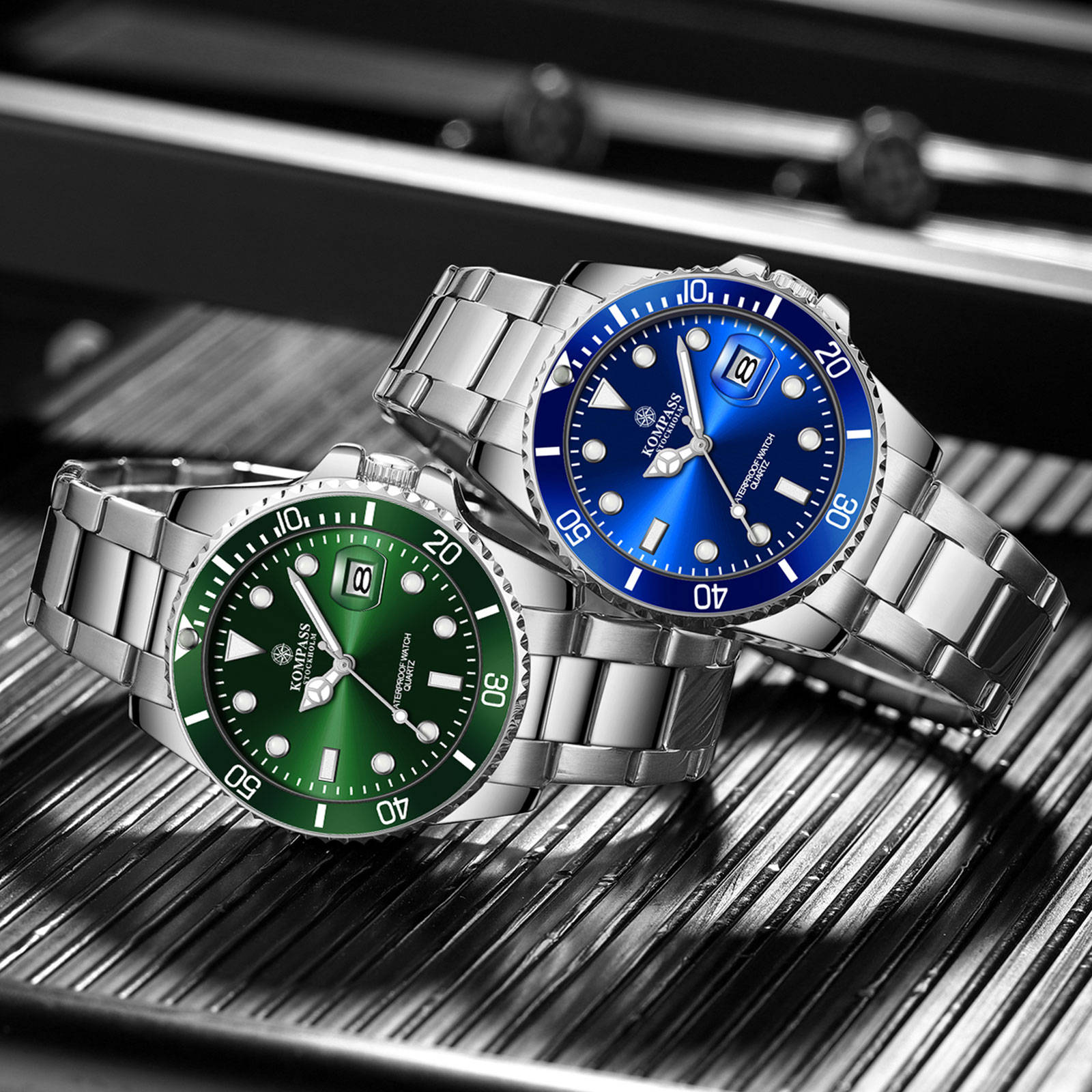 Kompass OceanXplorer Silver Green - 5