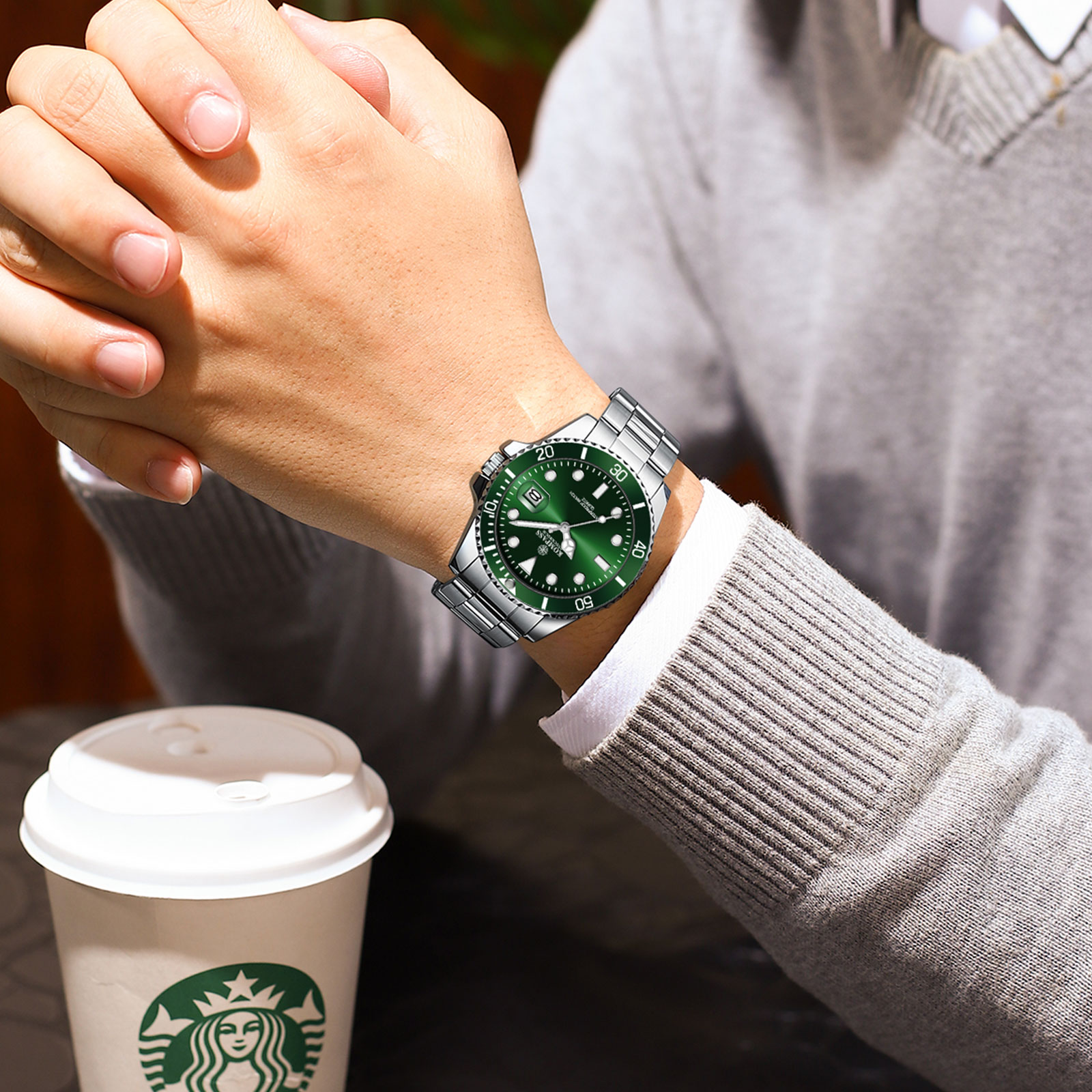 Kompass OceanXplorer Silver Green - 7