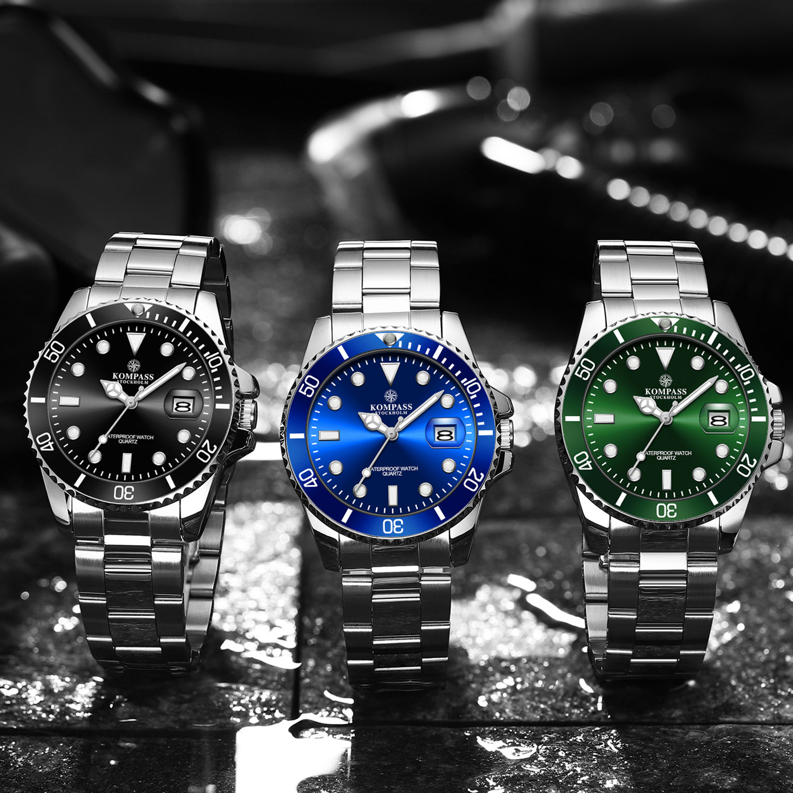 Kompass OceanXplorer Silver Green - 6