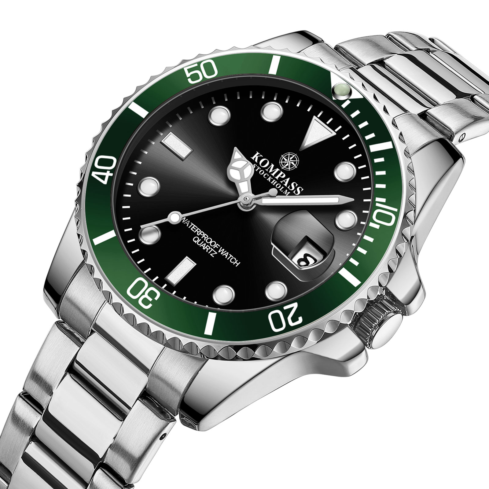 Kompass OceanXplorer Silver Green Black - 2