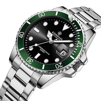 Kompass OceanXplorer Silver Green Black