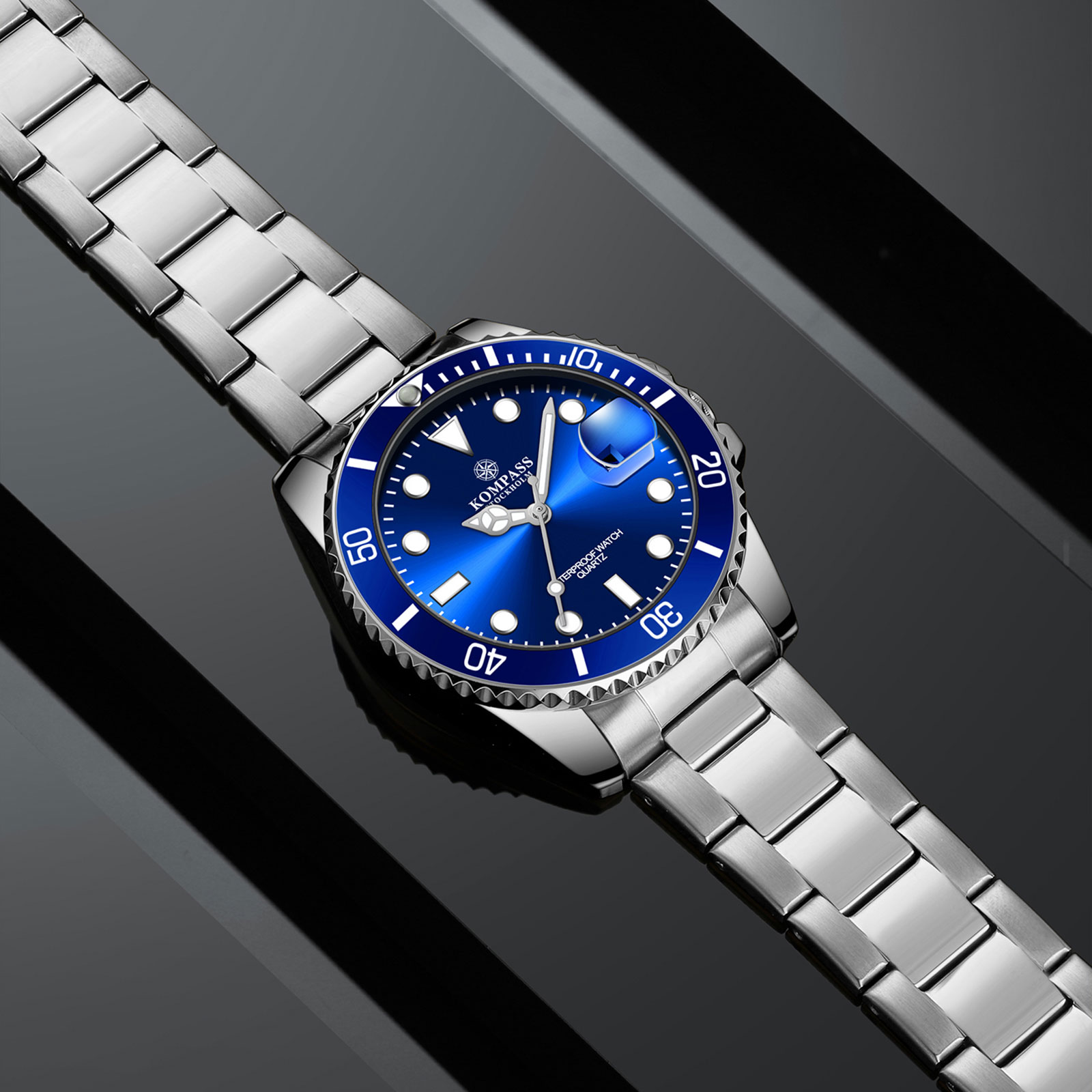 Kompass OceanXplorer Silver Blue - 5