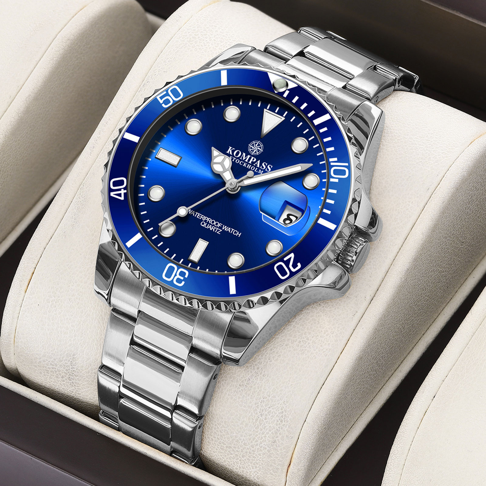 Kompass OceanXplorer Silver Blue - 4