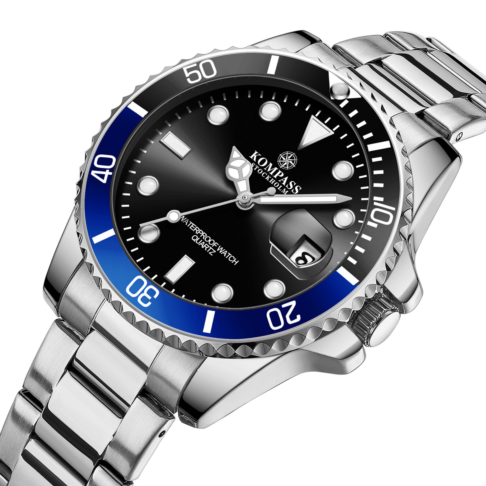 Kompass OceanXplorer Silver Black/Blue - 2