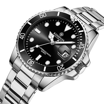 Kompass OceanXplorer Silver Black