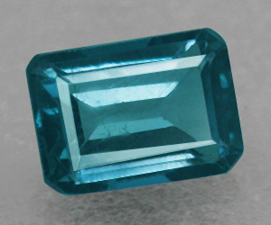 Topacio azul Londres, talla octágono, piedra preciosa de topacio azul Londres natural de 1,46 ct de peso