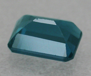 Topacio azul Londres, talla octágono, piedra preciosa de topacio azul Londres natural de 1,46 ct de peso - 2
