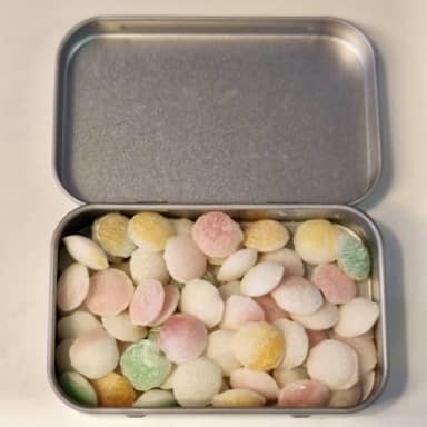Pastiller Tuttifrutti, plåtask - 2