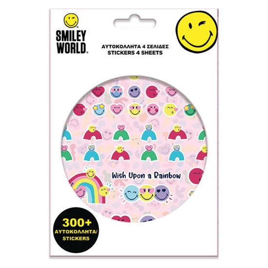 Smiley Klistermärke 300 st