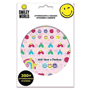Smiley Klistermärke 300 st