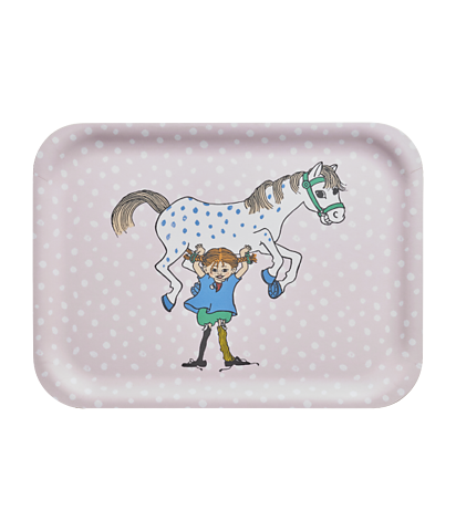 Pippi and the horse Tray 27x20cm