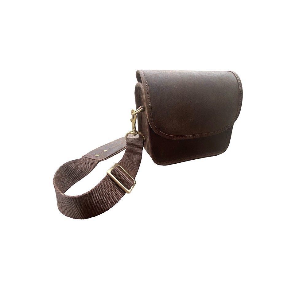 Leather By Beth patronväska. Handgjord i exklusivt Cashmere Grain-läder. Gravyr ingår! - 6
