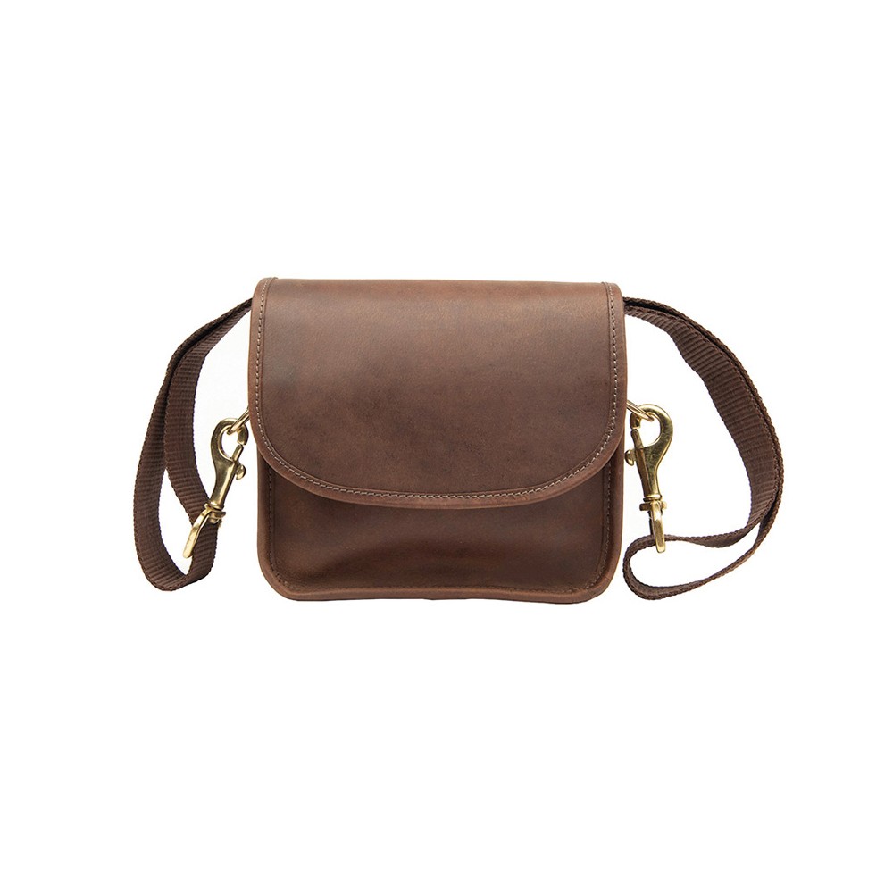 Leather By Beth patronväska. Handgjord i exklusivt Cashmere Grain-läder. Gravyr ingår! - 2