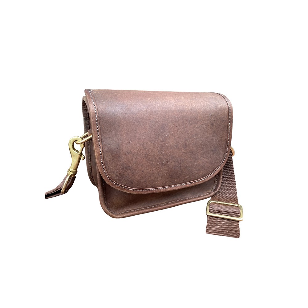 Leather By Beth patronväska. Handgjord i exklusivt Cashmere Grain-läder. Gravyr ingår! - 4