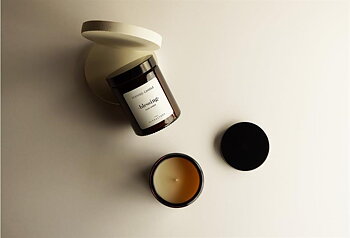 The Olphactory Blessing Dark Amber Candle Small