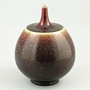 ベルント・フリーベリ  一点もの  青緑／赤茶色のベース  15cm  1968年