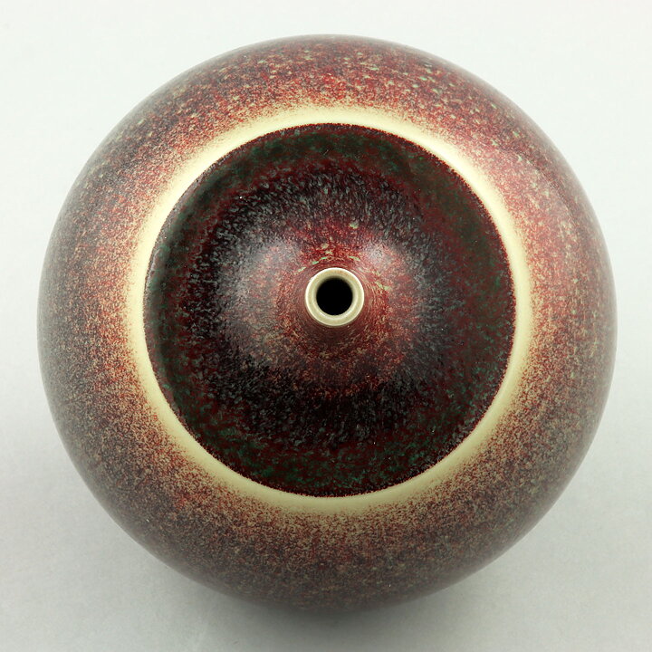 ベルント・フリーベリ  一点もの  青緑／赤茶色のベース  15cm  1968年