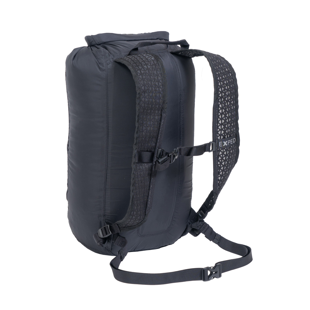 Vattentät ryggsäck - EXPED Cloudburst 15 Black - 2