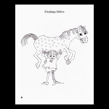 PIPPI PYSSLA OCH MÅLA - MB212