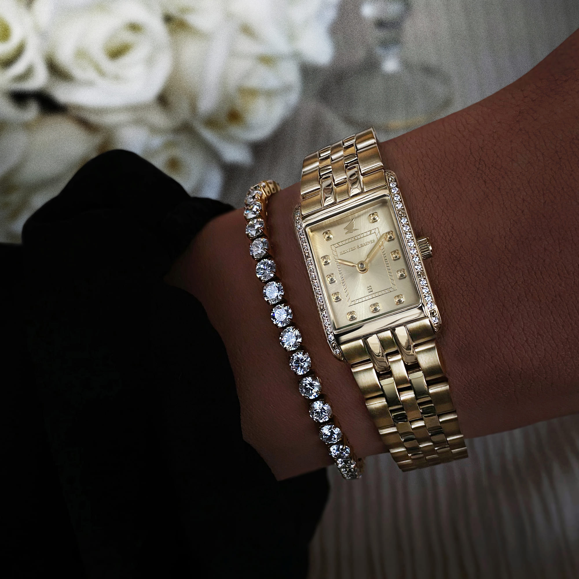 H&B Gala Pavé, Gold Sunray - 8