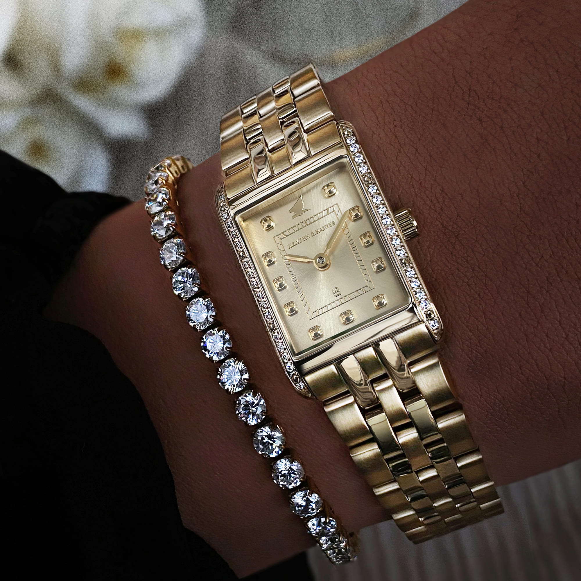 H&B Gala Pavé, Gold Sunray - 15