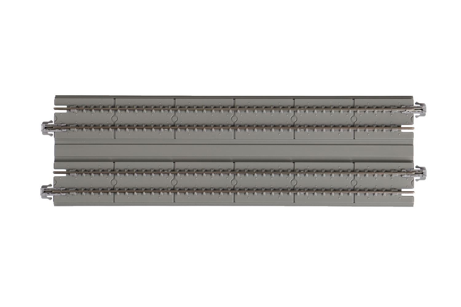 N Double Track Concrete Slab Straight  186mm (2ea) - 2