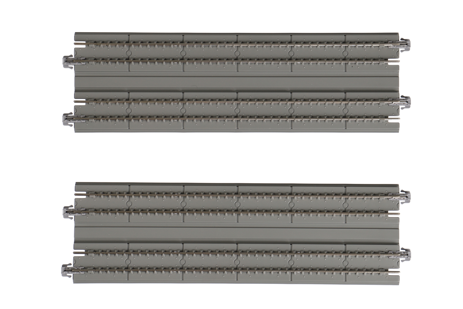 N Double Track Concrete Slab Straight  186mm (2ea)