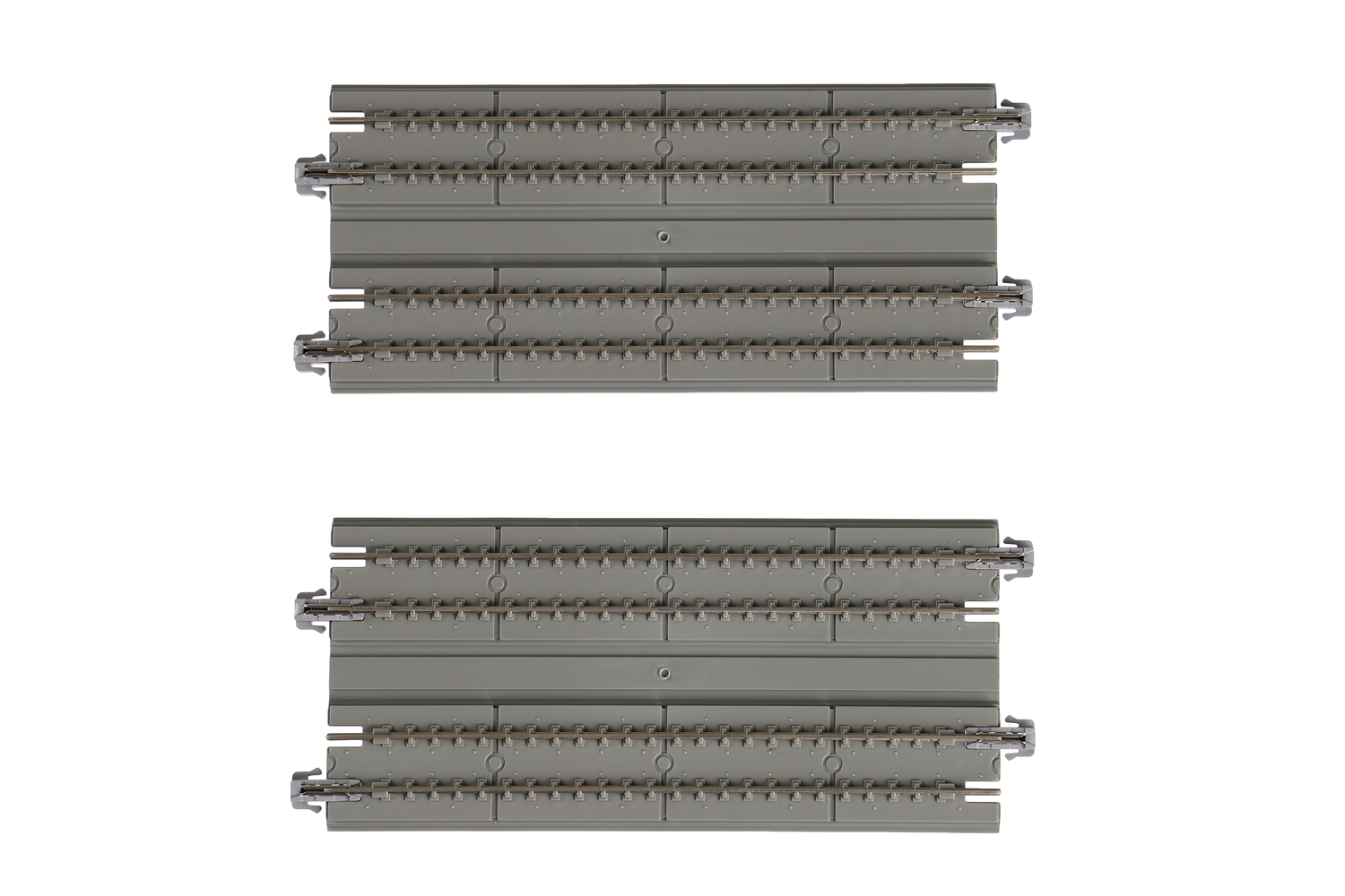 N Concrete-Slab Double Track Straight 124 mm (2 pcs)