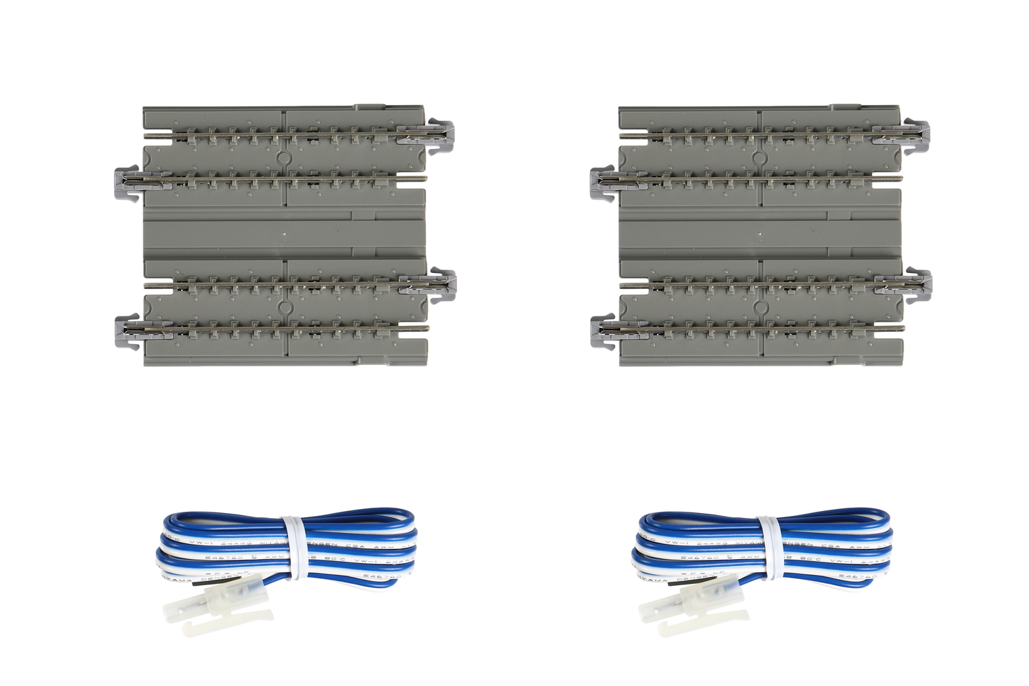 N Double Track Feeder Track Set 62mm 1/pkg Concrete Slab - 2