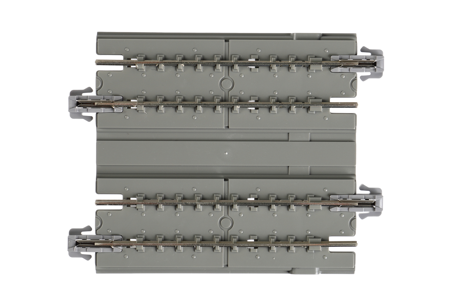 N Double Track Feeder Track Set 62mm 1/pkg Concrete Slab