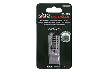 N 66mm (2 5/6") Illuminated Bumper Track Type A [1 pc]