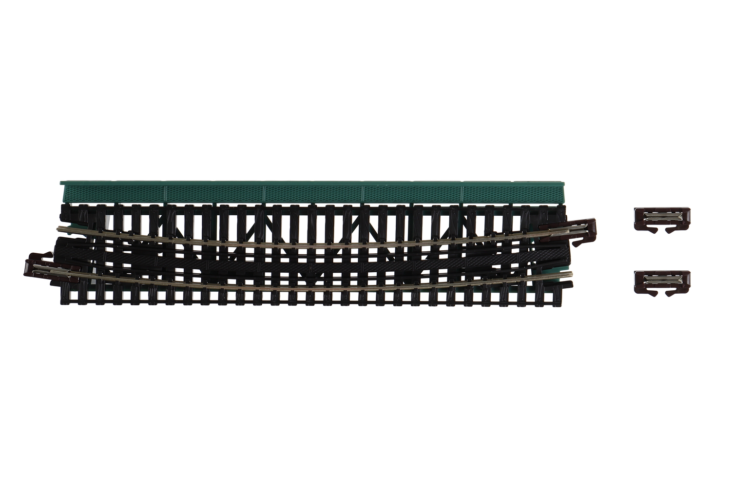 N Single Curve Girder Bridge, Green - 448mm (17.6") Radius 15º - 3