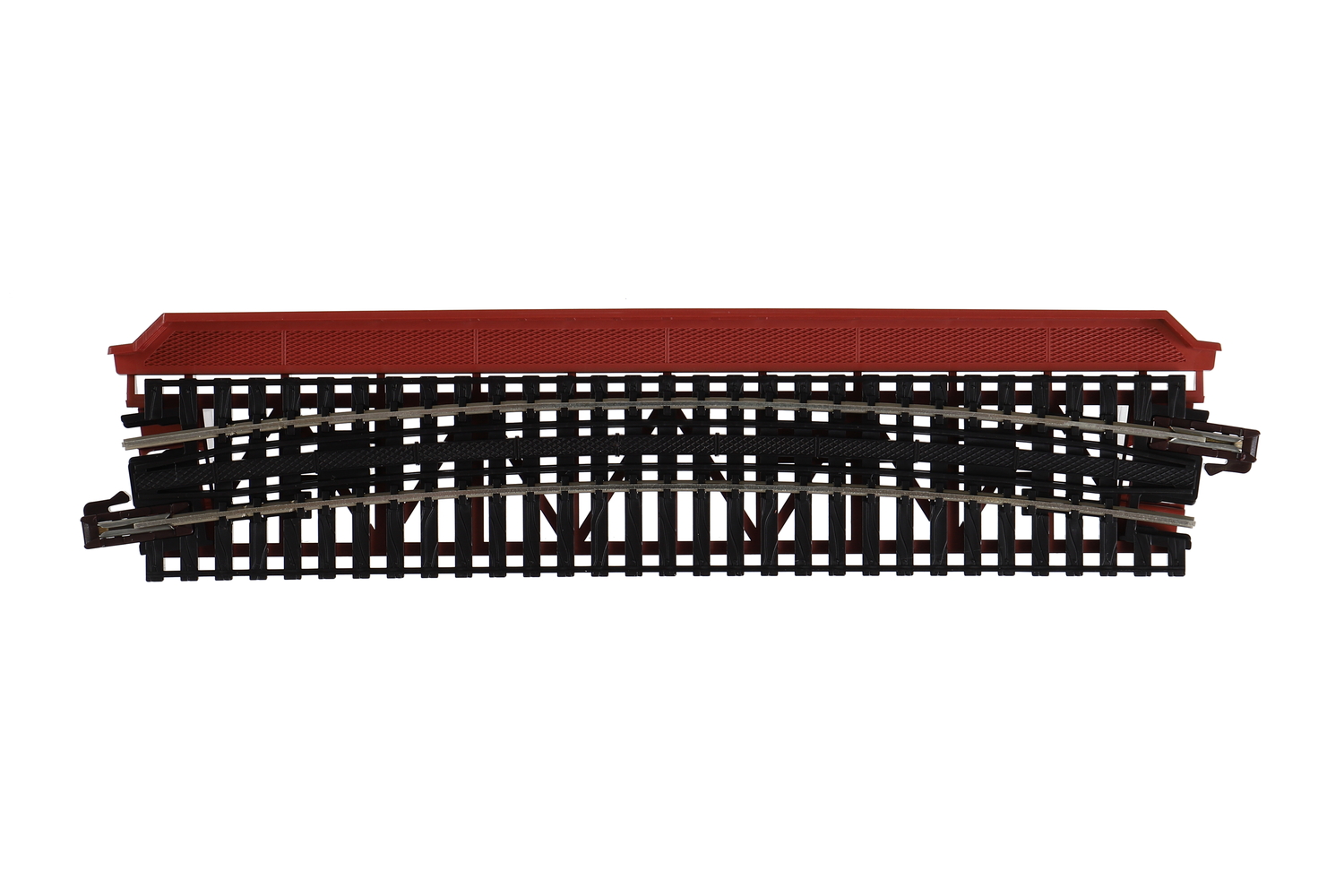 N Curved Deck Girder Bridge, Red - 481mm (19") Radius 15º - 3