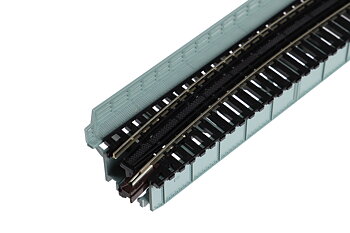 N Curved Deck Girder Bridge, Gray - 481mm (19") Radius 15º