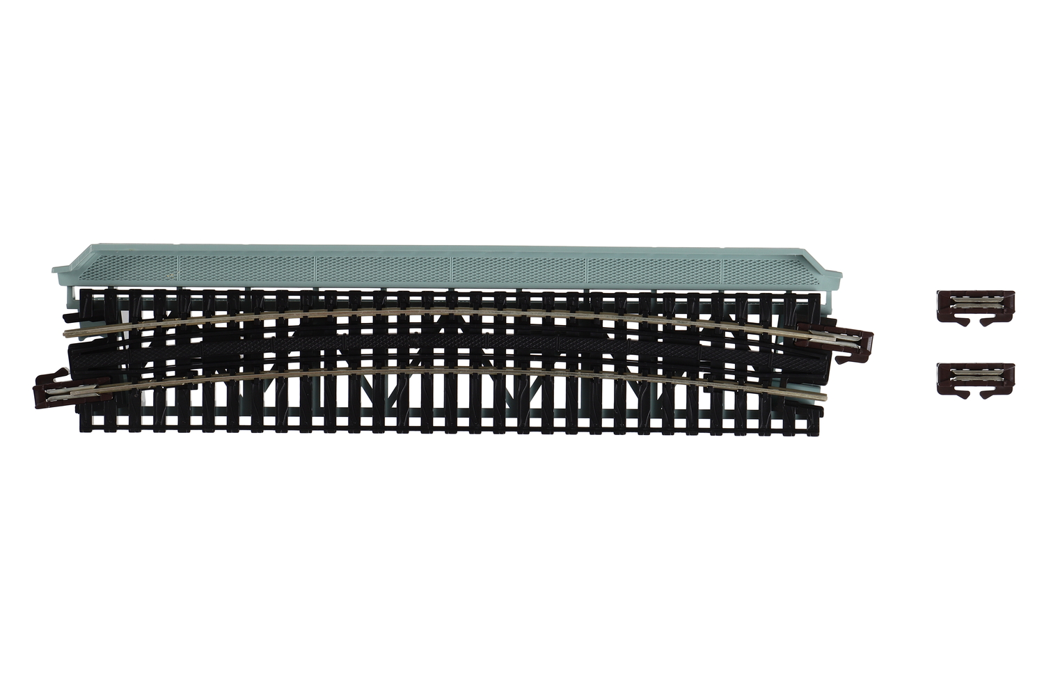 N Curved Deck Girder Bridge, Gray - 481mm (19") Radius 15º - 3