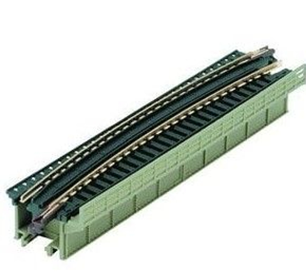 Deck Girder Curve Bridge R481-15° (Light Green)