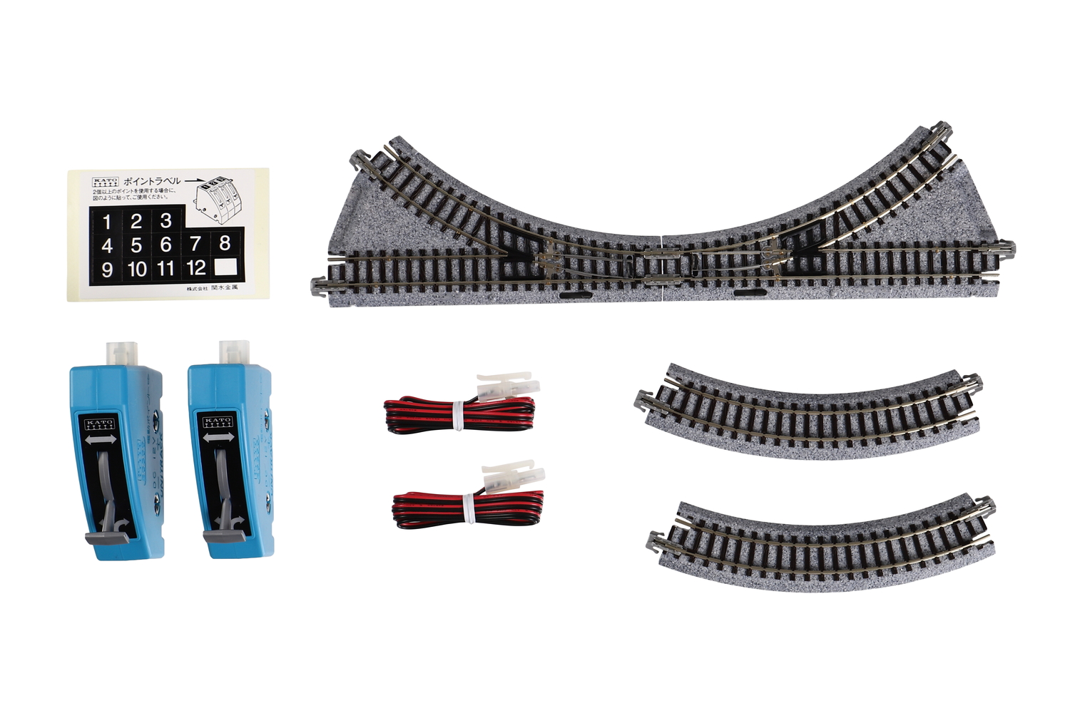 N CV-2 Unitrack Compact Turnout Set - 2
