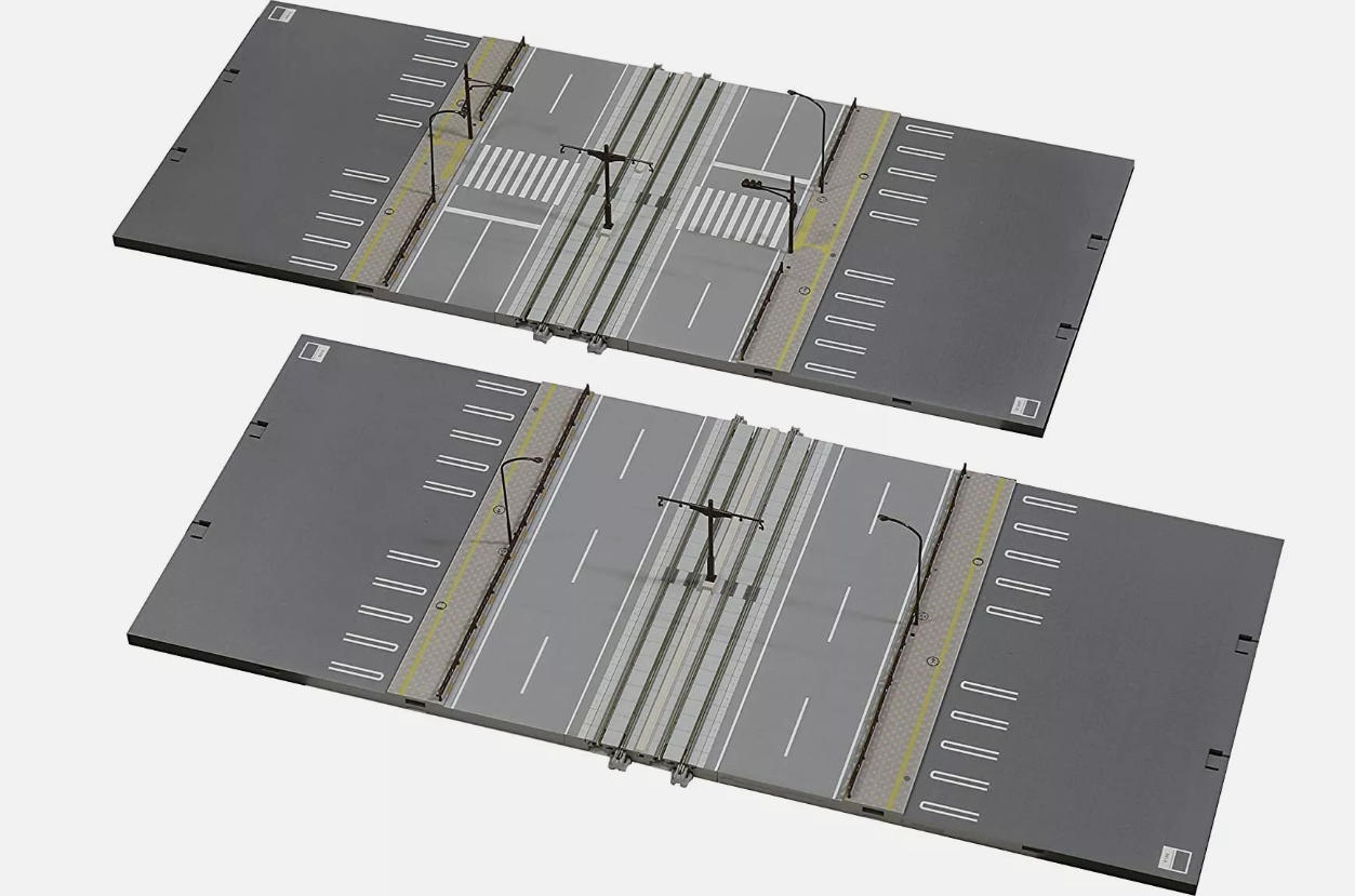 TV3 Unitram Straight Track Expansion Set - 2