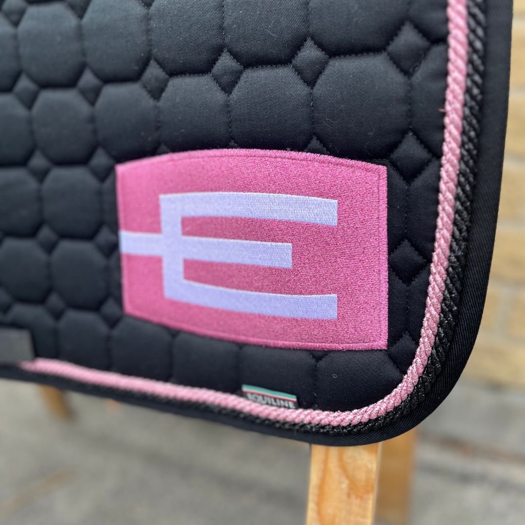 EQUILINE HOPPSCHABRAK MED E-LOGGA E19 GL.PINK-WHITE P112 + P111 - 2