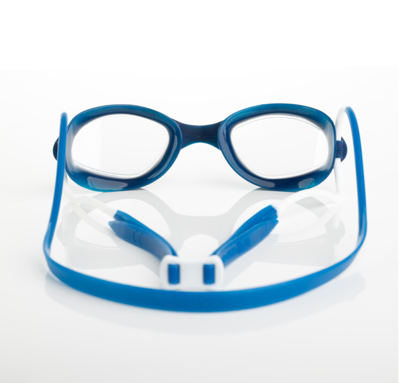 Zoggs Tiger Swim Goggles - Blue/White - Clear Lens - 2