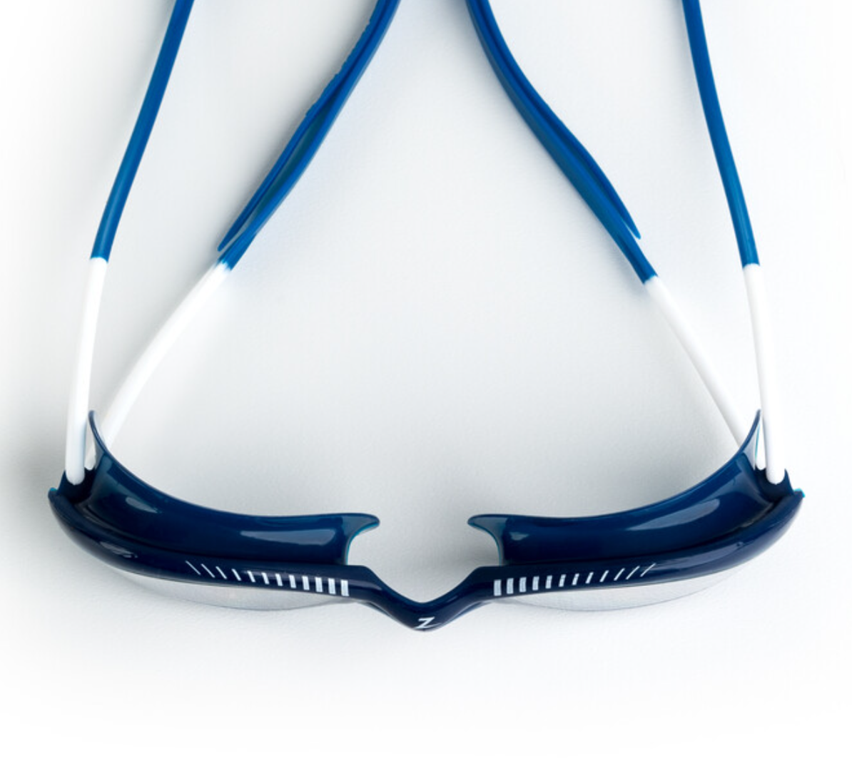 Zoggs Tiger Swim Goggles - Blue/White - Clear Lens - 3