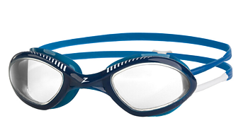 Zoggs Tiger Swim Goggles - Blue/White - Clear Lens