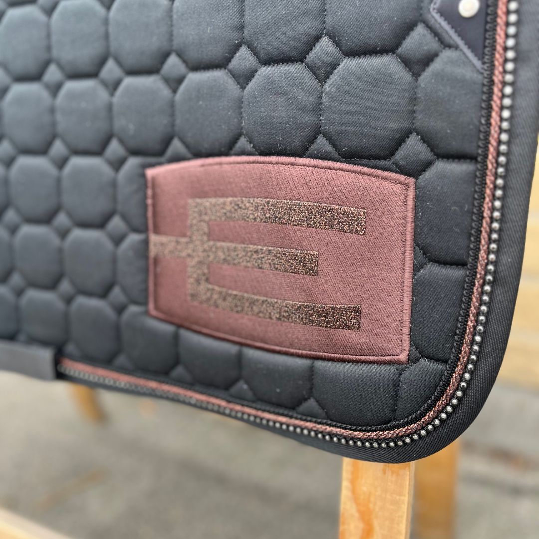 EQUILINE HOPPSCHABRAK MED E-LOGGA E60 BROWN-GL.BRONZE S066 + P102 - 2