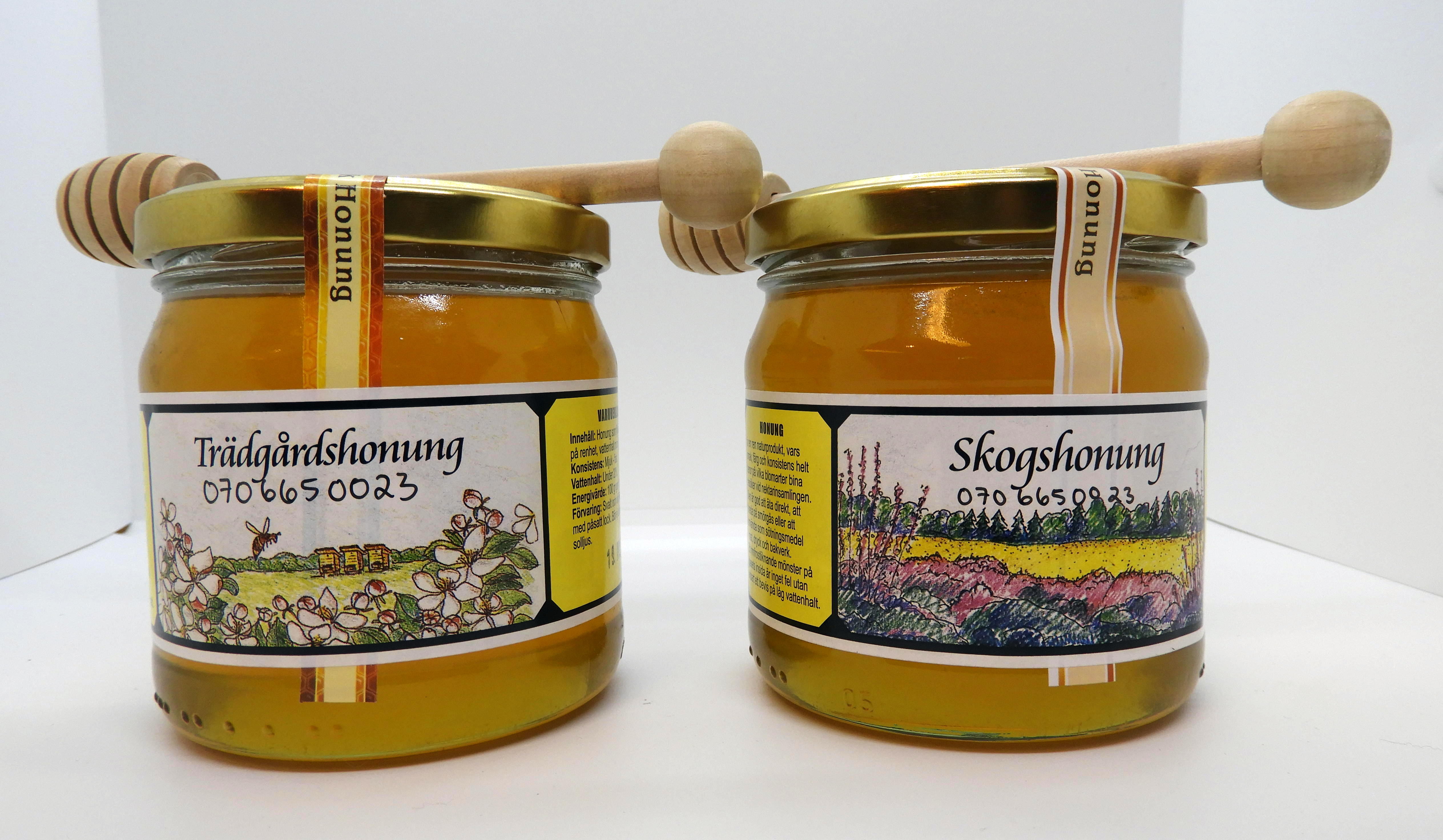 Trädgårds Honung och Skogs Honung a 500 gram