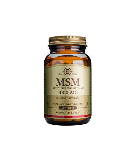 MSM 1000mg, 60 tabletter Solgar