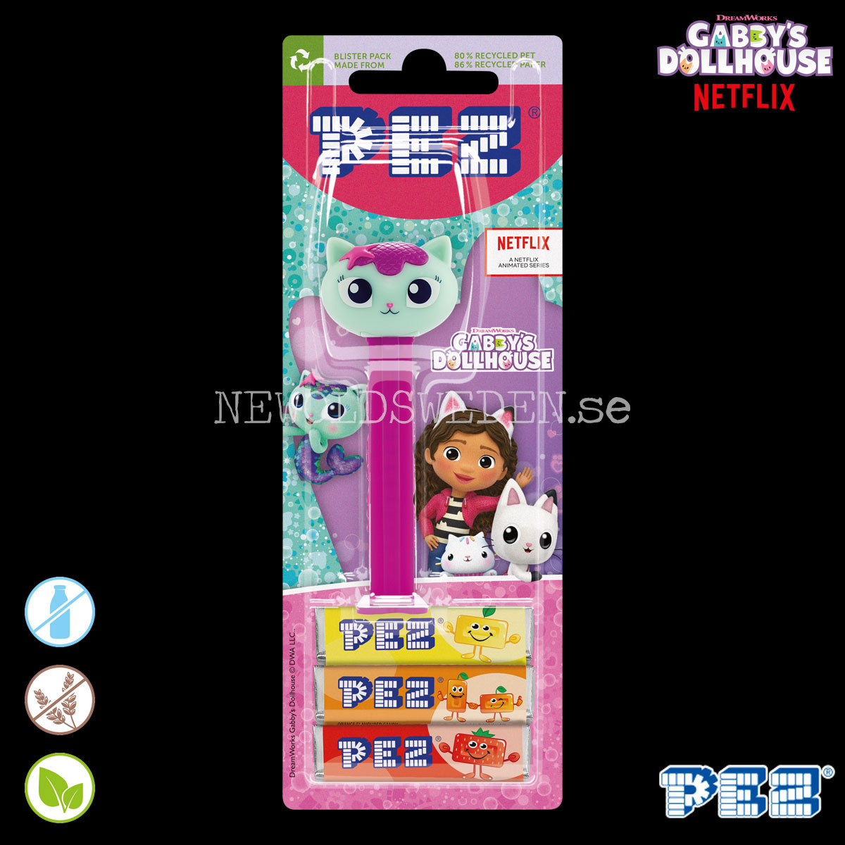 PEZ Dispenser MERCAT + Candy - Gabby's Dollhouse - PE28 - 2