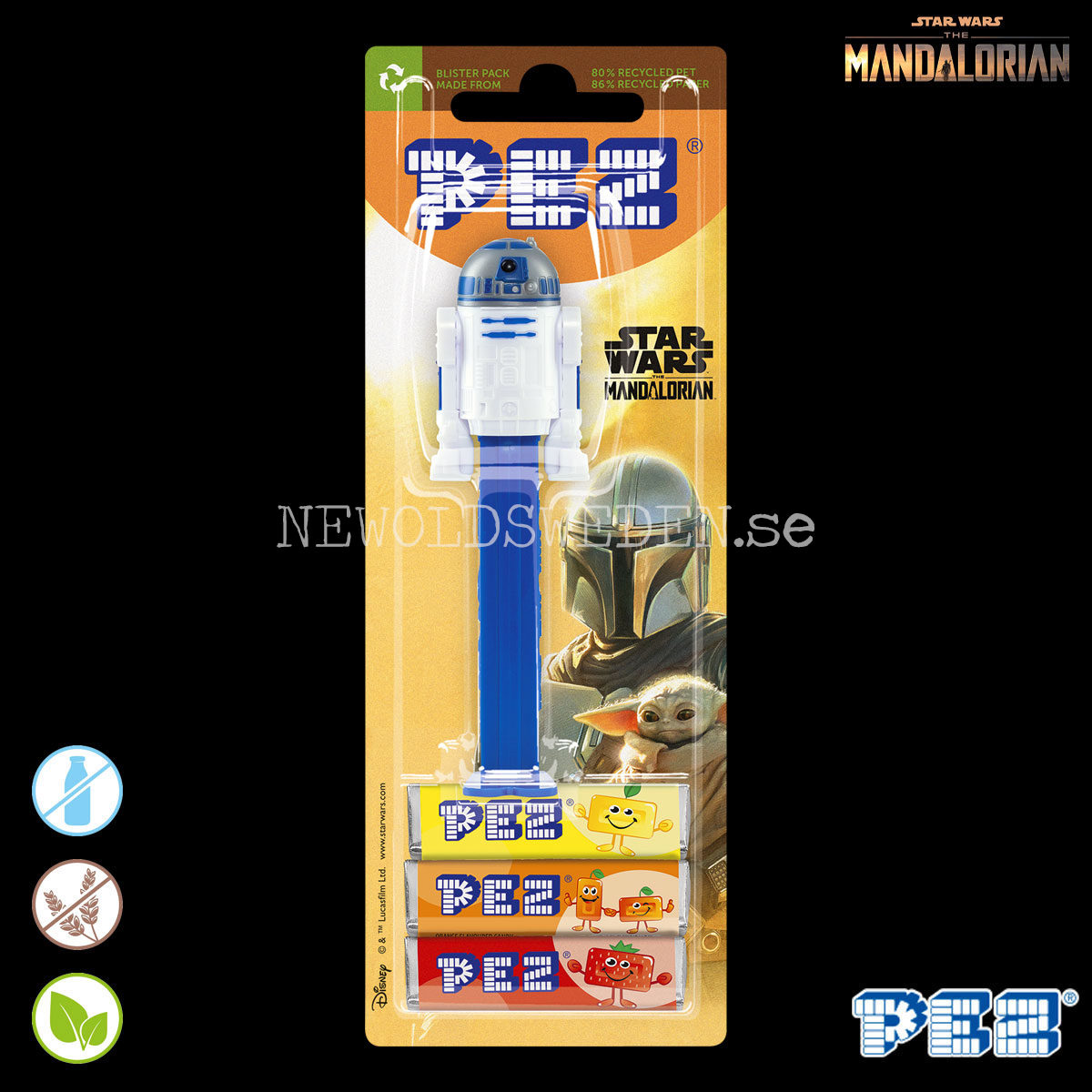 PEZ Dispenser R2D2 + Candy - Star Wars Mandalorian - PE25 - 2