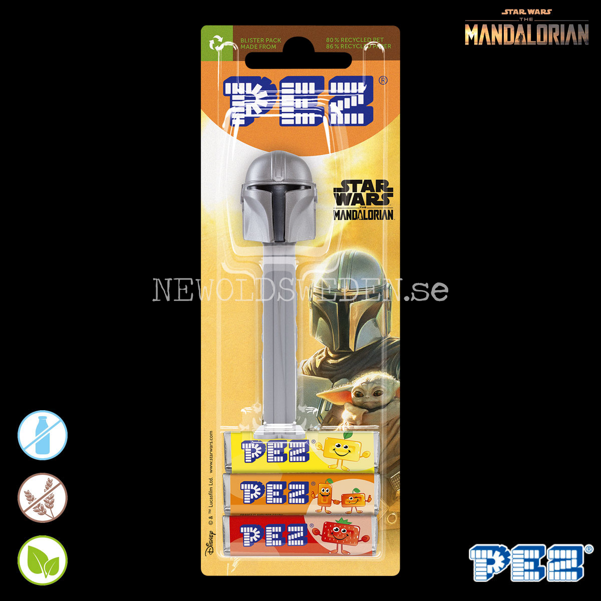 PEZ Dispenser MANDALORIAN + Candy - Star Wars Mandalorian - PE25 - 2