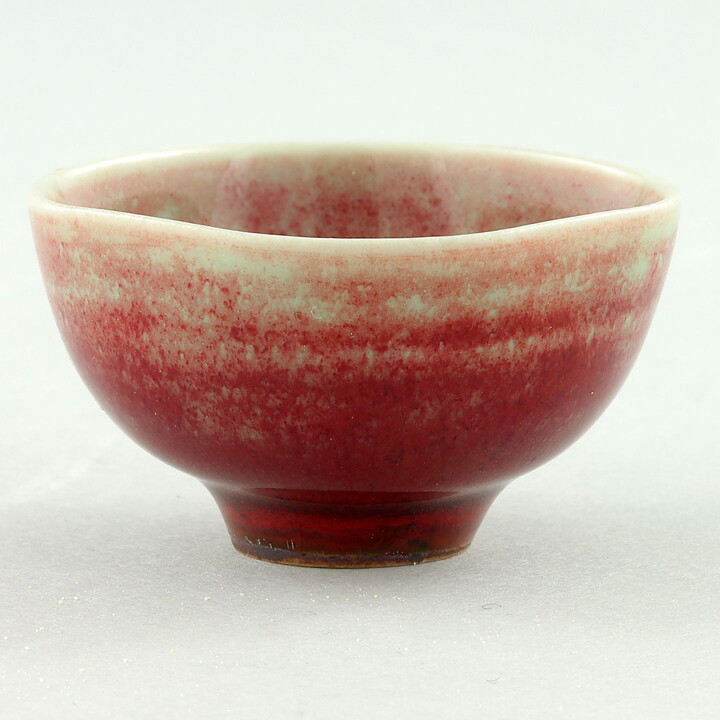 Berndt Friberg (1960s) Unique Oxblood Bowl 3,5 cm